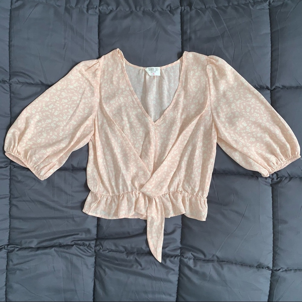 Sienna Sky baby pink blouse